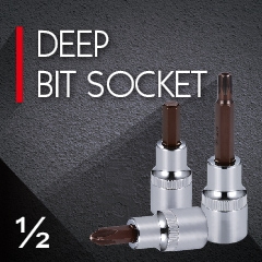 1/2" Dr. Deep Bit Socket