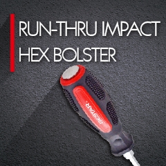 Run-Thru Impact Hex Bolster Screwdriver