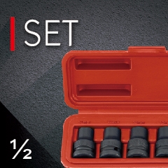 1/2" Dr. Impact Socket Set
