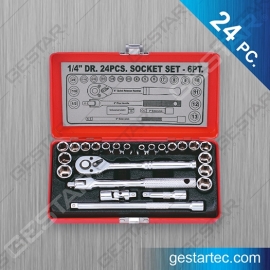 ​ 1/4" Dr. Socket Set - 24 PC. Metric & SAE