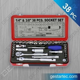 ​ 1/4" & 3/8" Dr. Socket Set - 38 PC.