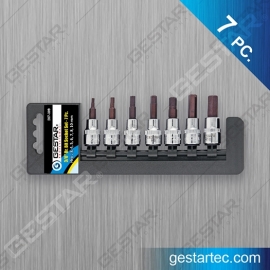 3/8" Dr. Bit Socket Set - Hex