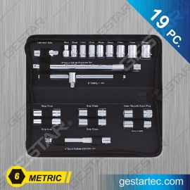 3/8" Dr. T Handle Socket Set - 19 PC.