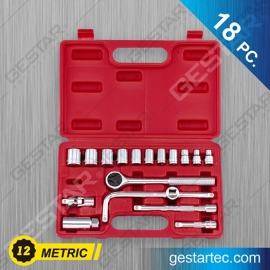 3/8" Dr. Socket Set - 18 PC.