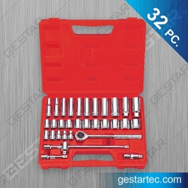 3/8" Dr. Socket Set - 32 PC.