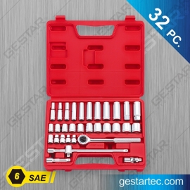 3/8" Dr. Socket Set - 32 PC. SAE