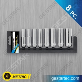 1/2" Dr. Deep Socket Set - 8 PC.