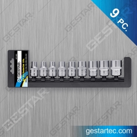 1/2" Dr. E Socket Set - 9 PC.