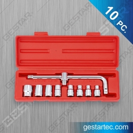 1/2" Dr. Socket Set - 10 PC. Metric