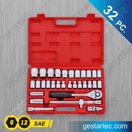 1/2" Dr. Socket Set - 32 PC.