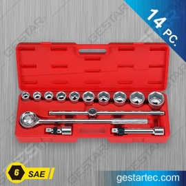 3/4" Dr. Socket Set - 14 PC. SAE