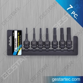 1/2" Dr. Impact Socket Set - Hex Head 7 PC.