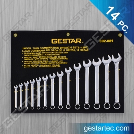Thin Combination Wrench Set - 14 PC.