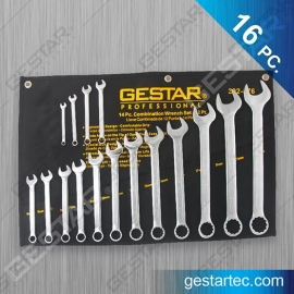 Thin Combination Wrench Set - 16 PC.