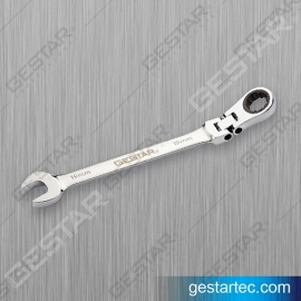 Flexible Combination Ring Ratchet Wrench
