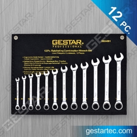 Ratcheting Combination Wrench Set - 12 PC.