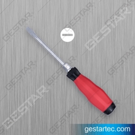 Cushion Grip Impact Hex Bolster Screwdriver - Slotted 