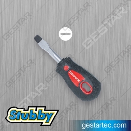Cushion Grip Stubby Screwdriver - Slotted