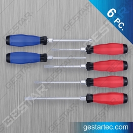 Cushion Grip Impact Hex Bolster Screwdriver Set - 6 Pc. 