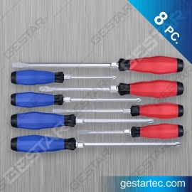 Cushion Grip Impact Hex Bolster Screwdriver Set - 8 PC.