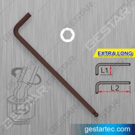 ​Hex Wrench - Ball End Extra Long 