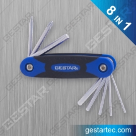 8 IN 1 Hex Wrench Fold-Up Set 