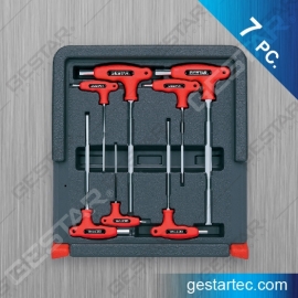 T Handle Hex Wrench Set - 7 PC. (HEX)