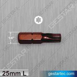 Insert Bit - 1/4" Hex x 25mmL (TORX®)