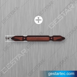 Double End Power Bit - 1/4" Hex (Phillips)