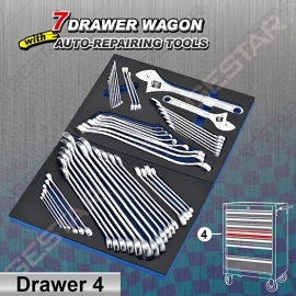 7 Drawer Wagon with Auto-Repairing Tools