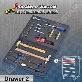 6 Drawer Wagon with Auto-Repairing Tools