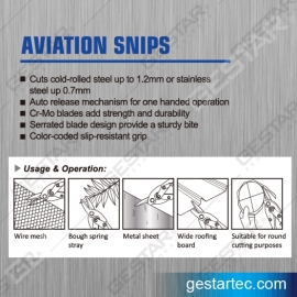 Aviation Snip - Straight Cutting