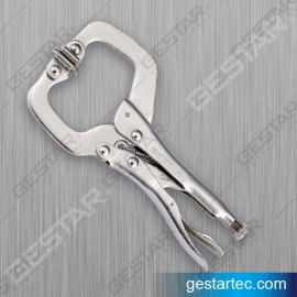 Heavy Duty Locking C Clamp with Swivel Pads