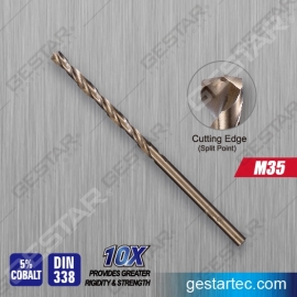 Drill Bit M35 HSS Co - for Stainless