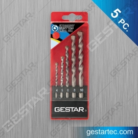 5 PC. Masonry Drill Bit Set