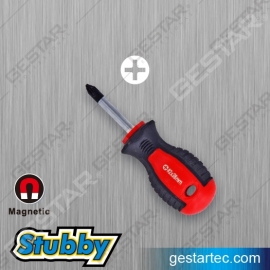 GETEC Non-Slip Stubby Screwdriver - Phillips