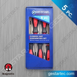 GETEC Non-Slip Screwdriver Set - 5 PC.
