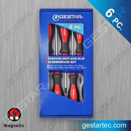 GETEC Non-Slip Screwdriver Set - 6 PC.